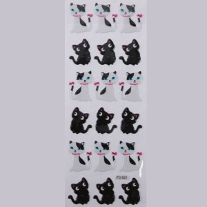 Katze Face Sticker Aufkleber